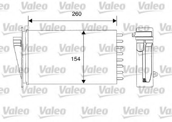 812194 VALEO Heat Exchanger, interior heating