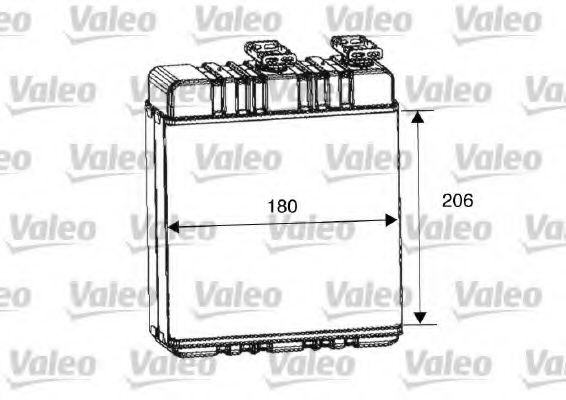 812222 VALEO Heat Exchanger, interior heating