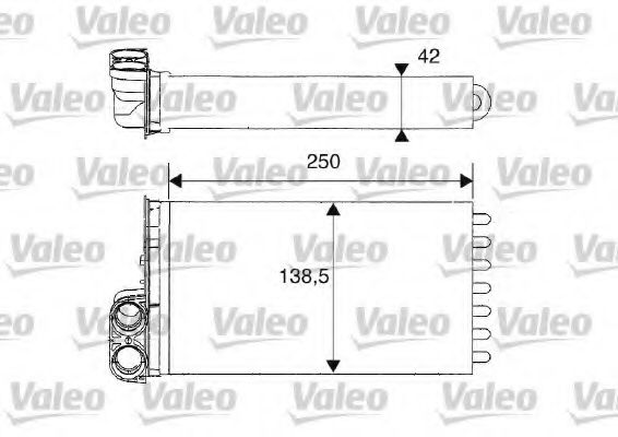 812234 VALEO Heat Exchanger, interior heating