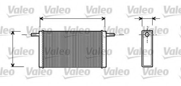 812245 VALEO Heat Exchanger, interior heating