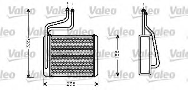 812275 VALEO Heat Exchanger, interior heating