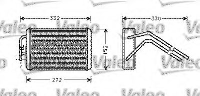 812277 VALEO Heat Exchanger, interior heating