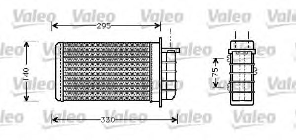 812281 VALEO Heat Exchanger, interior heating