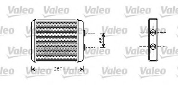 812284 VALEO Heat Exchanger, interior heating