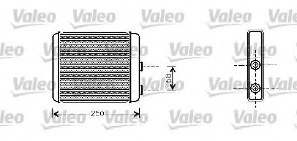 812285 VALEO Heat Exchanger, interior heating