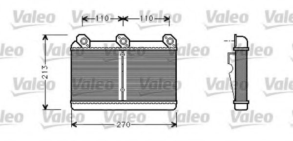 812294 VALEO Heat Exchanger, interior heating