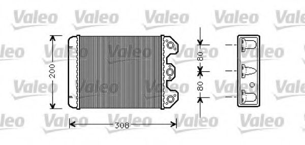 812298 VALEO Heat Exchanger, interior heating