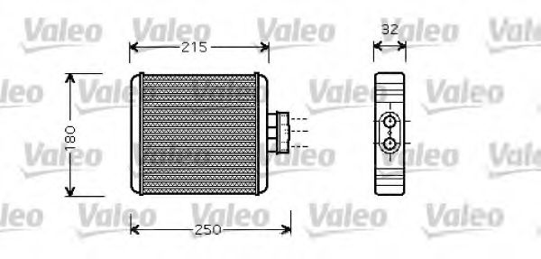 812323 VALEO Heat Exchanger, interior heating
