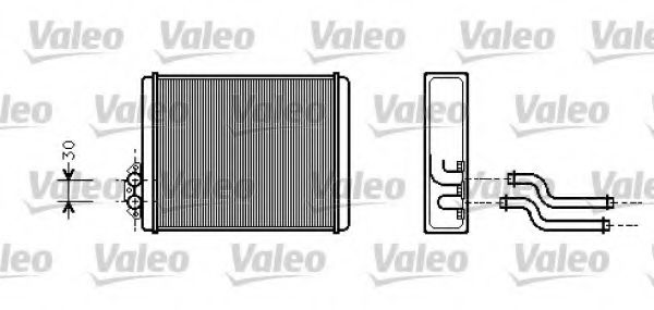 812326 VALEO Heating / Ventilation Heat Exchanger, interior heating