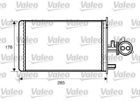 812337 VALEO Heating / Ventilation Heat Exchanger, interior heating