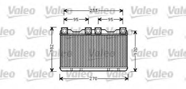 812362 VALEO Heat Exchanger, interior heating