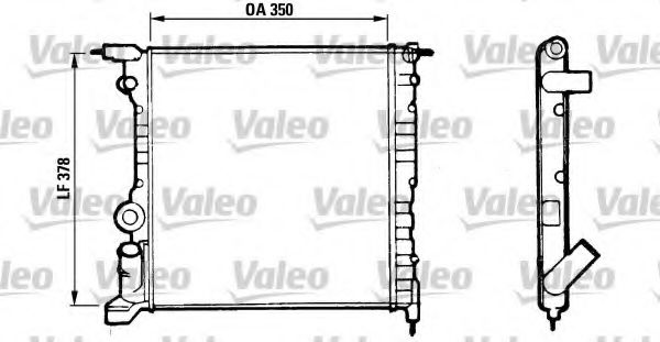 816656 VALEO Cooling System Radiator, engine cooling