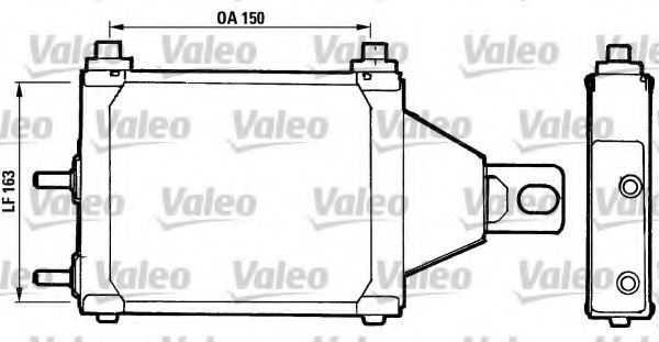 816751 VALEO Lubrication Oil Cooler, engine oil