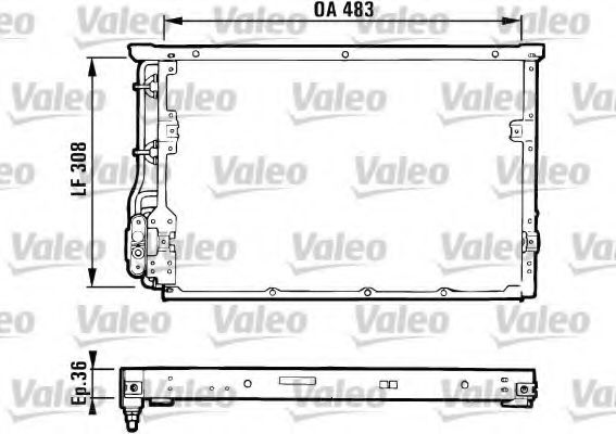816982 VALEO Комплект прокладок, блок-картер двигателя