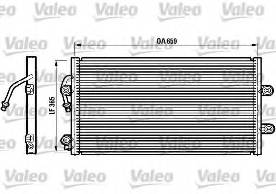 816988 VALEO Condenser, air conditioning