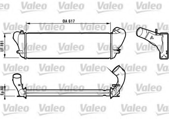 816998 VALEO Air Supply Intercooler, charger