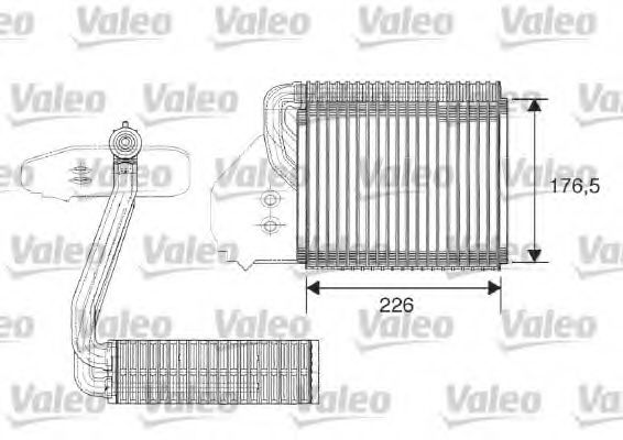 817329 VALEO Air Conditioning Evaporator, air conditioning