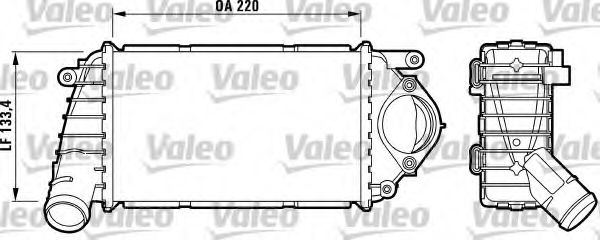 817486 VALEO Air Supply Intercooler, charger