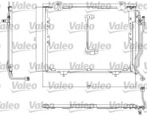 817492 VALEO Air Conditioning Condenser, air conditioning