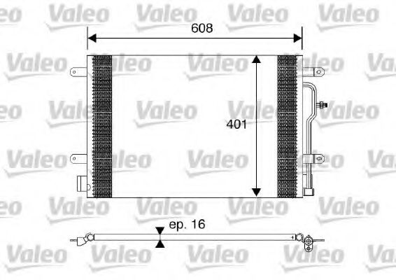 817569 VALEO Condenser, air conditioning