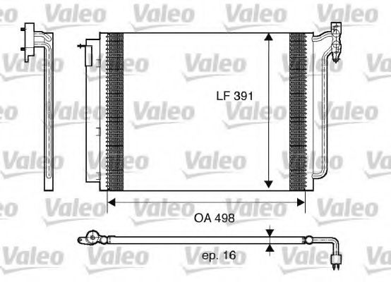 817575 VALEO Condenser, air conditioning