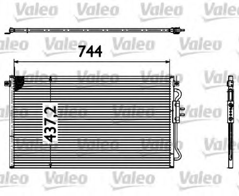 817582 VALEO Air Conditioning Condenser, air conditioning