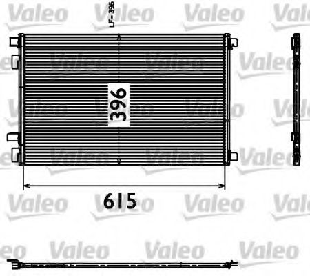 817608 VALEO Condenser, air conditioning