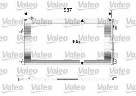 817646 VALEO Condenser, air conditioning