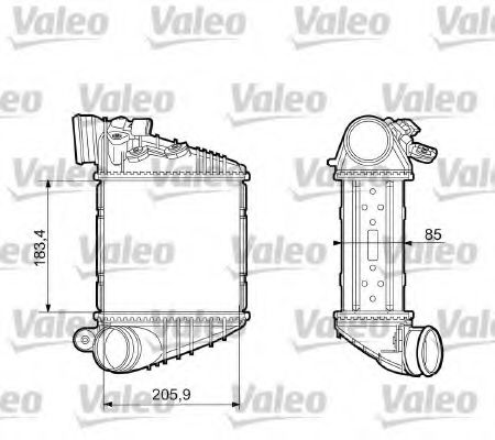 817653 VALEO Air Supply Intercooler, charger