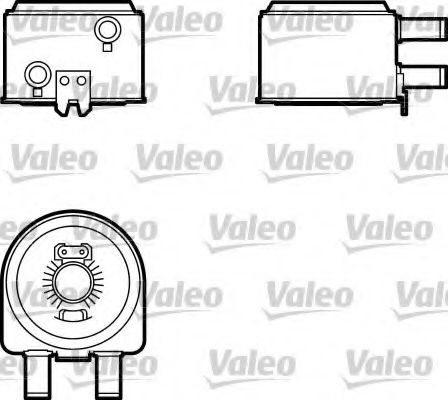817704 VALEO Oil Cooler, engine oil