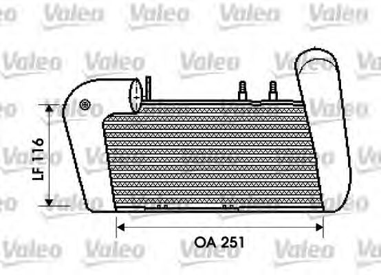 817761 VALEO Intercooler, charger