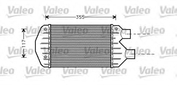 817881 VALEO Intercooler, charger