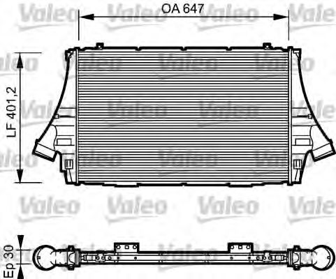 817998 VALEO Air Supply Intercooler, charger