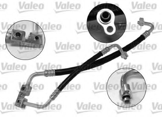 818489 VALEO High-/Low Pressure Line, air conditioning