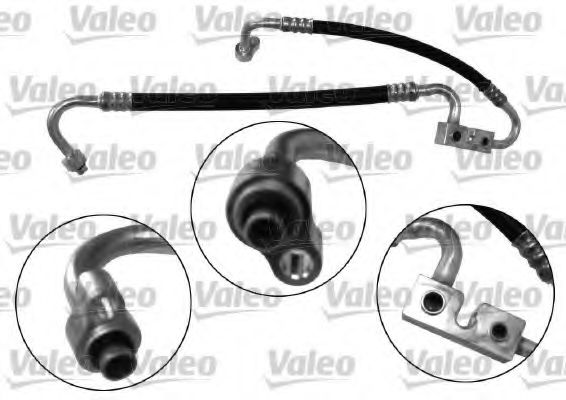 818490 VALEO High-/Low Pressure Line, air conditioning