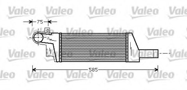 818728 VALEO Air Supply Intercooler, charger
