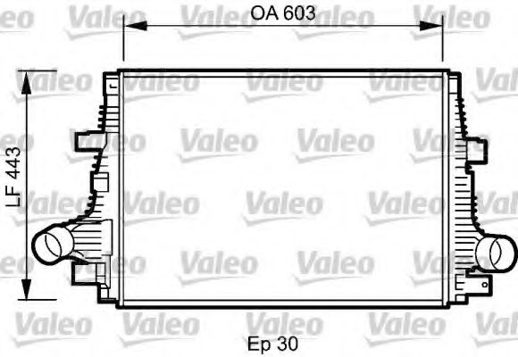 818794 VALEO Air Supply Intercooler, charger