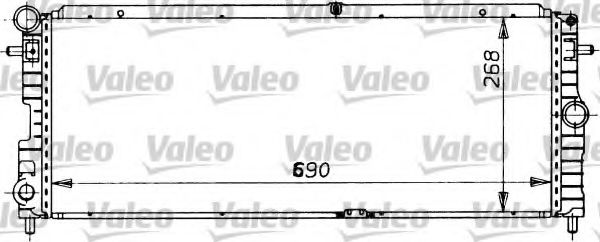 819389 VALEO Radiator, engine cooling