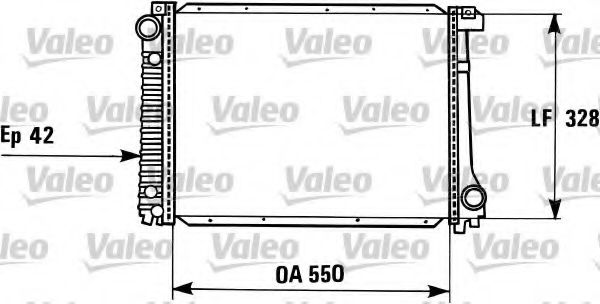 819415 VALEO Cooling System Radiator, engine cooling