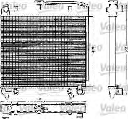 883778 VALEO Radiator, engine cooling