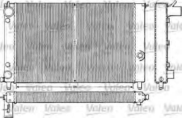 883784 VALEO Cooling System Radiator, engine cooling