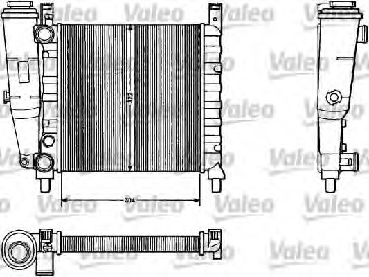 883811 VALEO Radiator, engine cooling