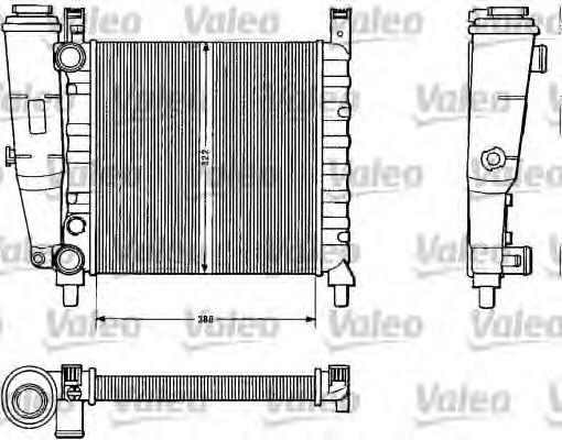883812 VALEO Radiator, engine cooling