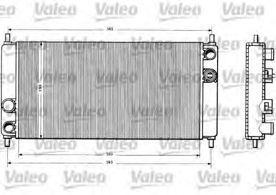 883830 VALEO Radiator, engine cooling