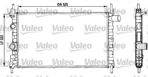 883880 VALEO Cooling System Radiator, engine cooling
