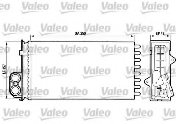 883976 VALEO Heat Exchanger, interior heating