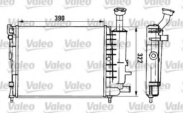 961149 VALEO Cooling System Radiator, engine cooling