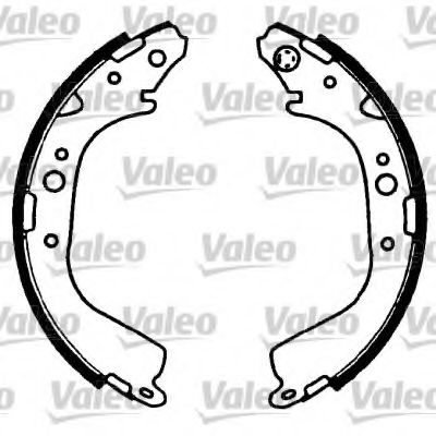 562786 VALEO Brake System Brake Shoe Set