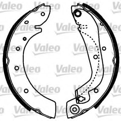 554808 VALEO Cable, manual transmission