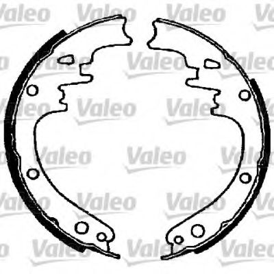 562730 VALEO Brake System Brake Shoe Set